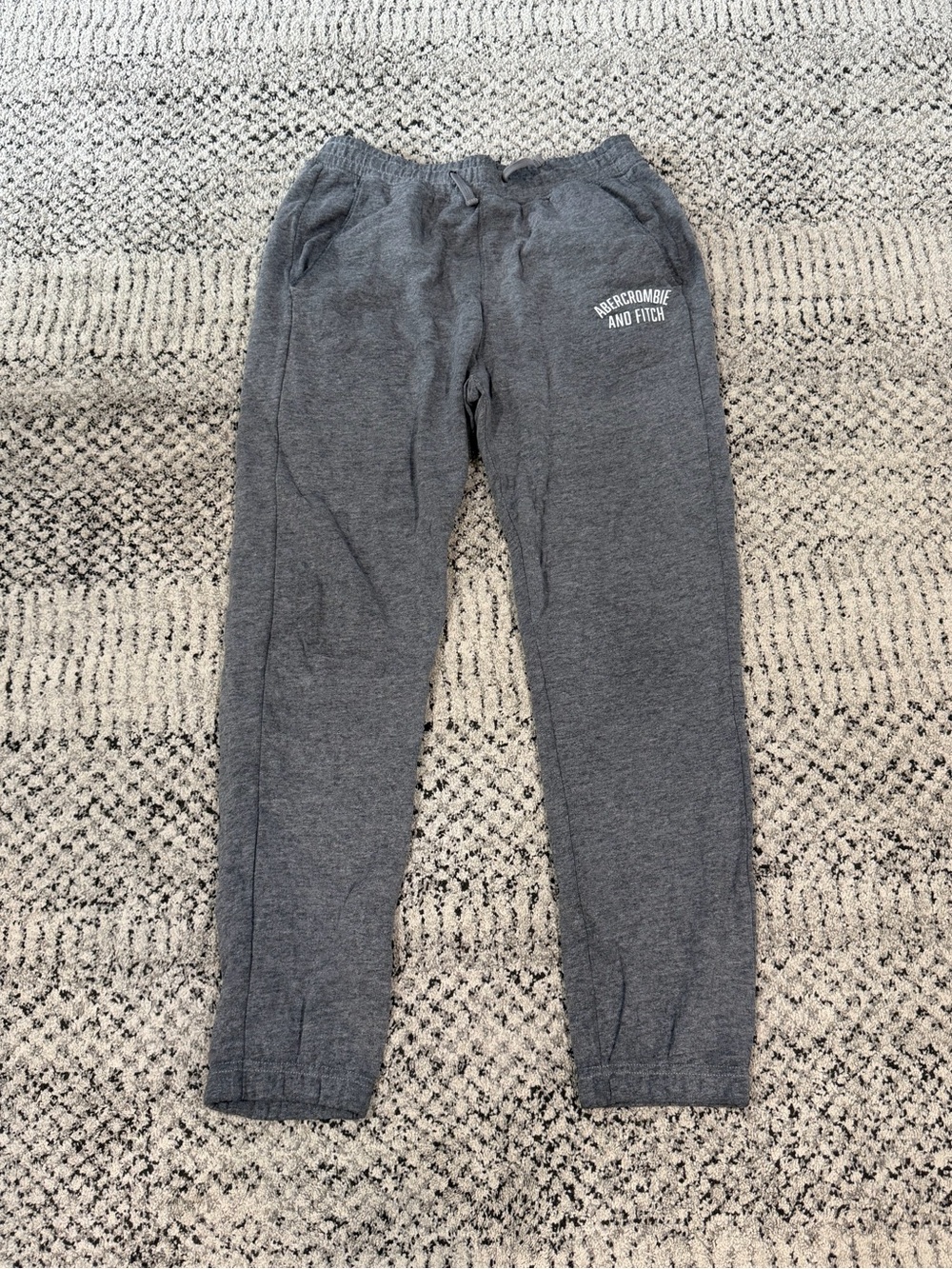 Abercrombie & Fitch Kids Charcoal Gray Jogger Pants